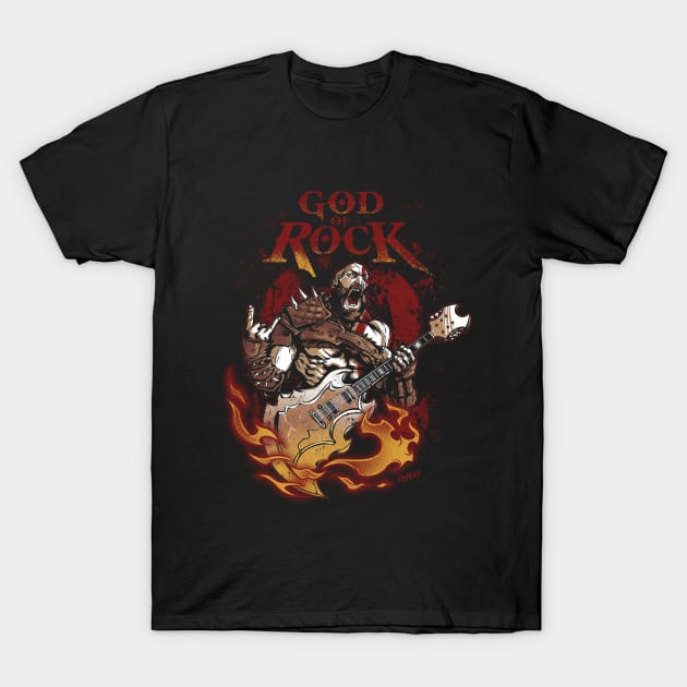 God of Rock T-Shirt by RedBug01